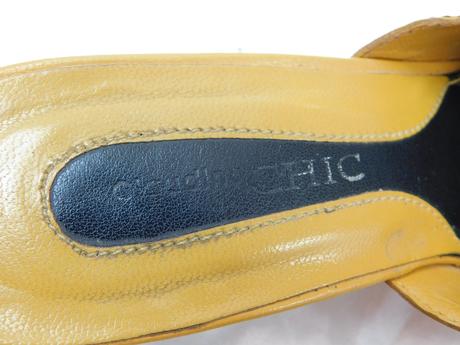 Claudina chic luxusne kožene šlapky, 36