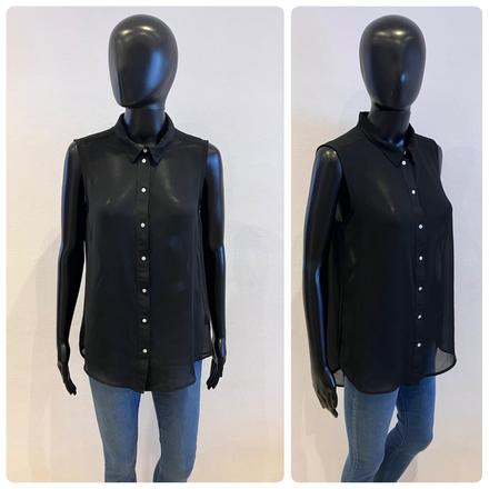 Dámska čierna letná blúzka h&m (m), h&m,m