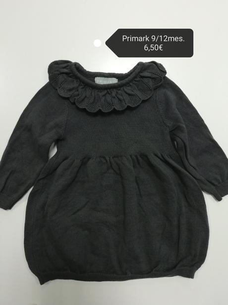 Úpletové svetríkové šaty s volánikom, primark,80