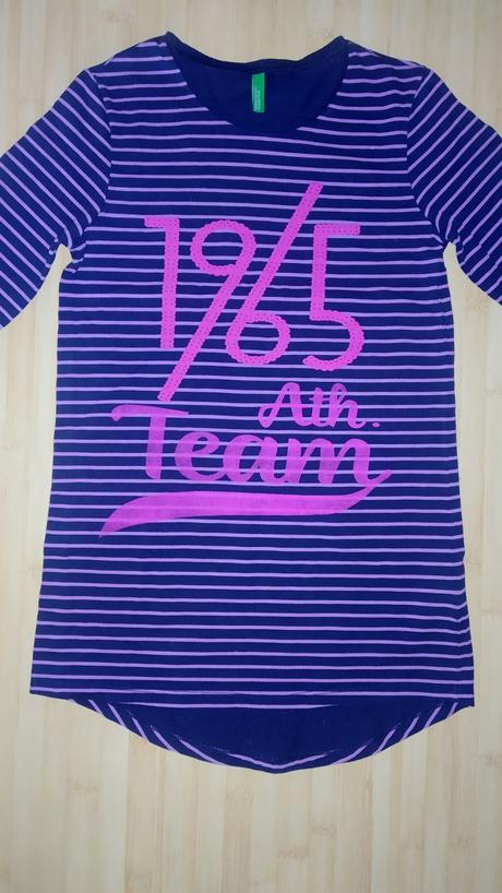 Predĺžené tričko, benetton,152