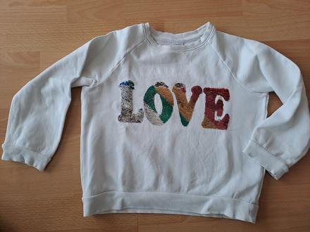 Lindex mikina s flitrami, lindex,128