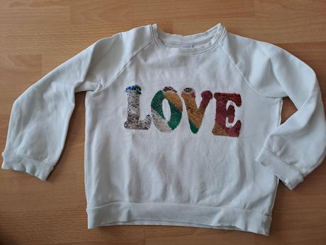 Lindex mikina s flitrami, lindex,128