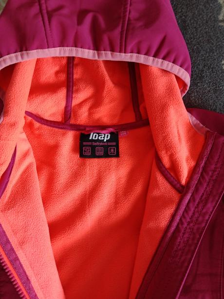 Dievčenská softshellová bunda zn.loap veľ.122-128, loap,122