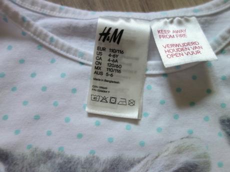 Letná súprava h&m 110/116, h&m,110