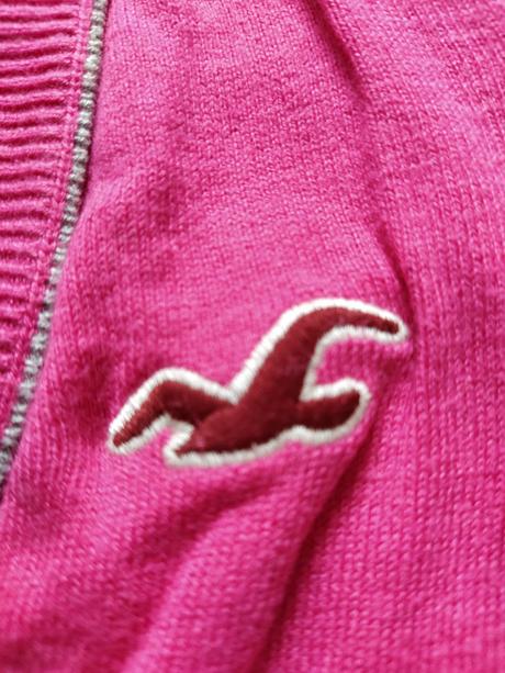 Cyklámenovy pulóver., hollister,s