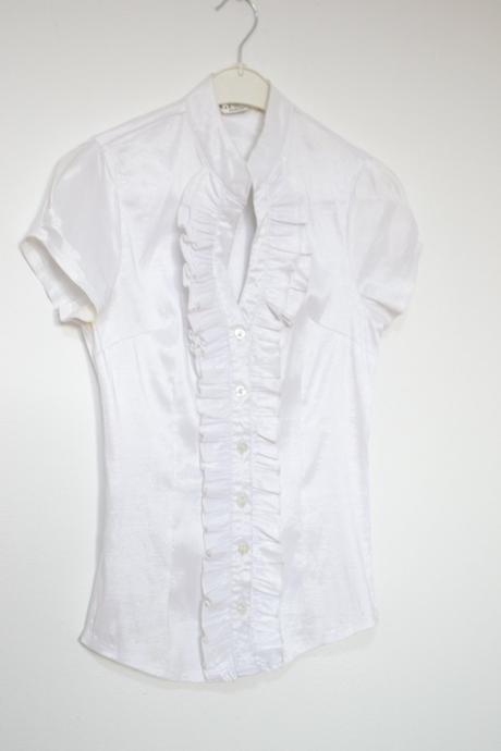 Elastická biela blúzka 36, 36