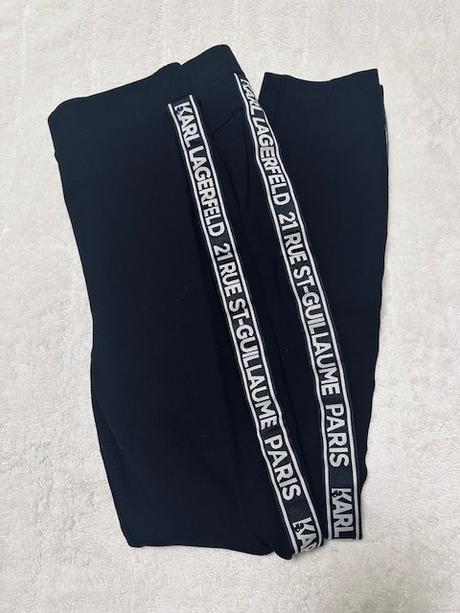 Legínové sťahujúce nohavice karl lagerfeld orig., m