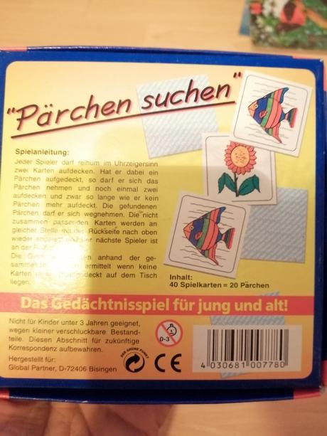 Pexeso, tvrdé kartičky, 