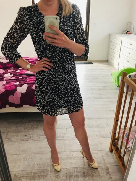 Trištvrťové šatky zn. hm, h&m,xs