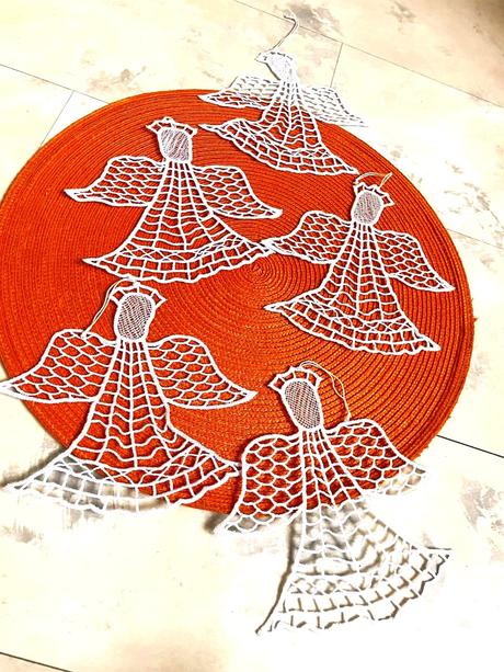 Vianočná dekorácia anjelik, 