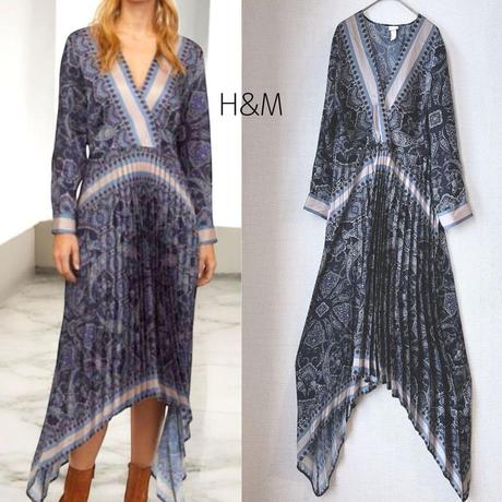 H&m, šaty s plisovanou sukňou, veľ.36, h&m,36