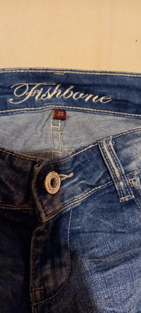 Dámske rifle pod kolena, fishbone,xs