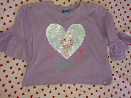 Tričko 128,neskôr crop top, disney,128