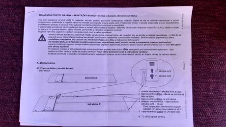 Vyklapacia posteľ-dvoj lôžko, 