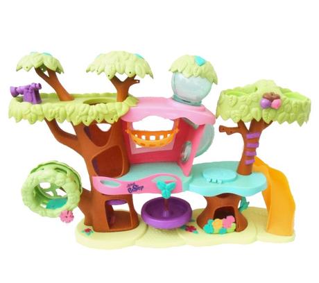 Littlest pet shop domček pri troch stromoch,