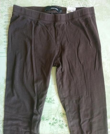 Dámske tmavo hnedé elastické legíny, tally weijl, tally weijl,xs