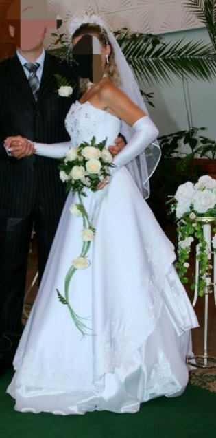 Svadobne saty +doplnky, 