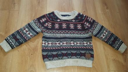 Krásny svetrík 3-4 roky, rebel,98