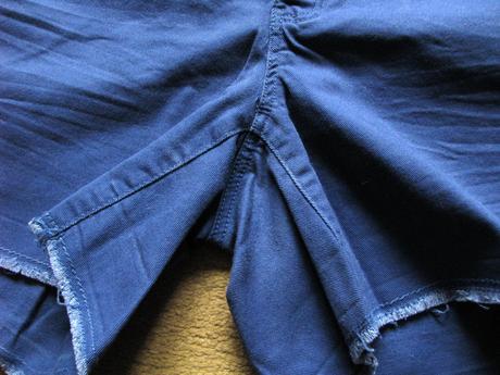 Modré šortky, h&m,xl