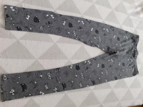 Dievcenske tmavosive leginy, h&m,122