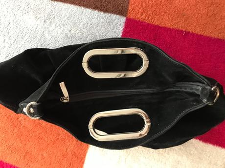 Kabelka  semišová   -  42 x 27 cm, 