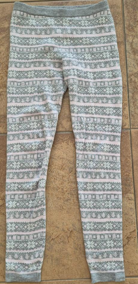 Pletené legíny, pepperts,134