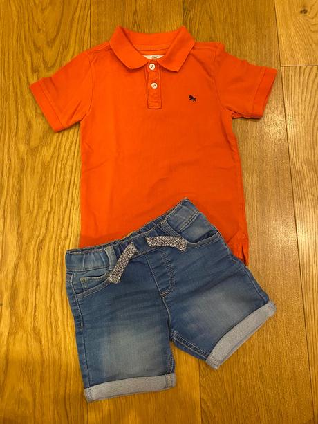 Trička h&m a kraťasy 110/116, 116