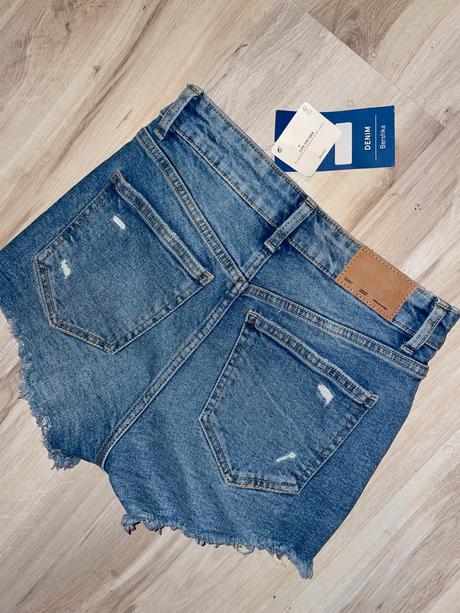 Elasticke kraťasy bershka, bershka,s