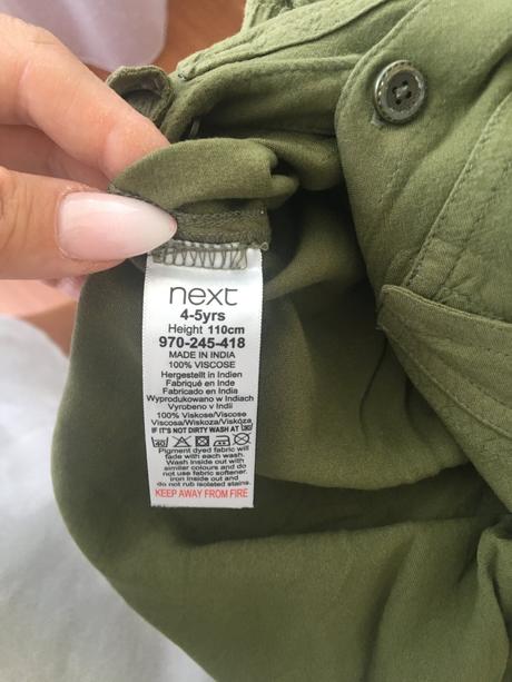 Letný overal 4-5r., 110