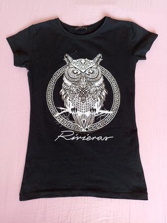 Tričko s potlačou a štrasom veľ. 152, 152