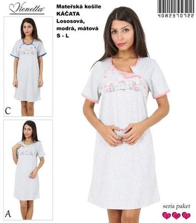 Materská nočná košeľa, vienetta secret,l / m / s / xl / xxl