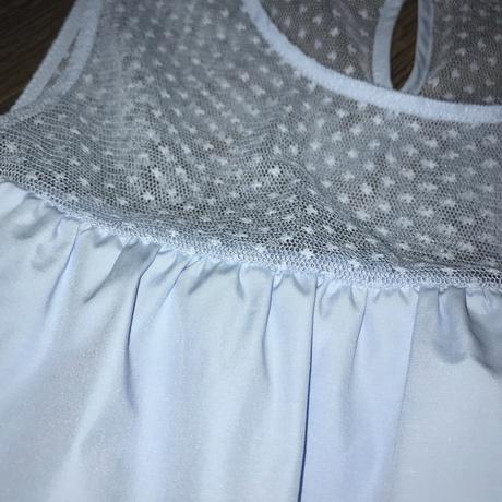 Bledomodrý top, zara,m