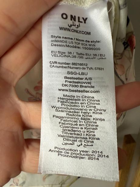 Only jemná blúzka, only,m