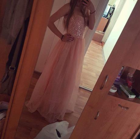 Princess dlhé spoločenské šaty, s