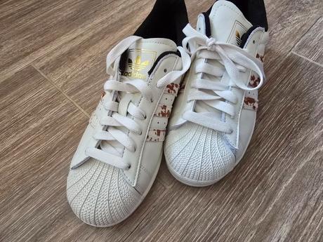 Kožené tenisky adidas originals superstar 40 2/3, adidas,40