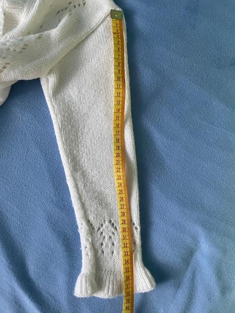 Bolerko biele pletené, 122