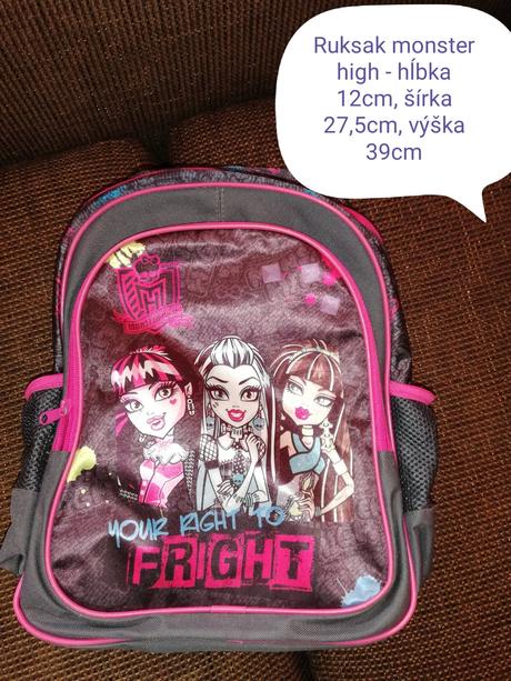Ruksak monster high, 