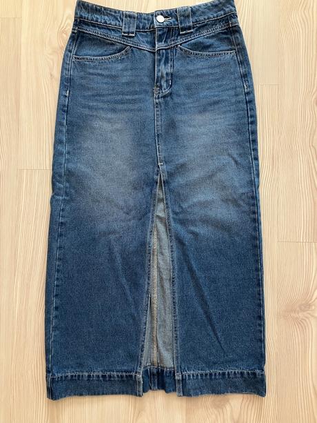 Denimová sukňa, s