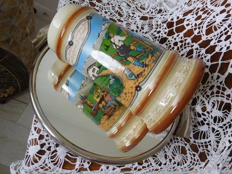 Korbel-keramika v ľudovom motíve,, 