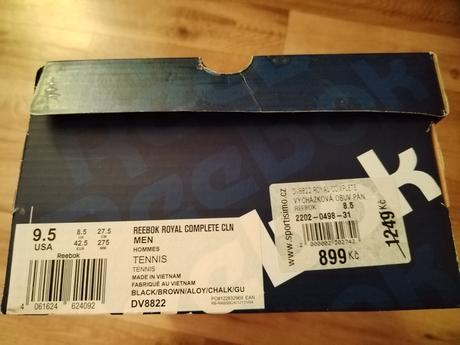 Tenisky, reebok,42