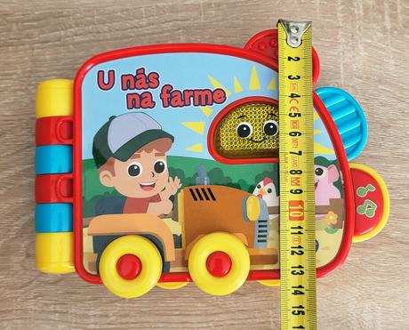 Interaktívna knižka vtech u nás na farme,