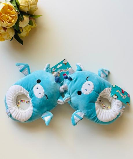 Squishmallows detské papuče tatiana modrý drak, 29