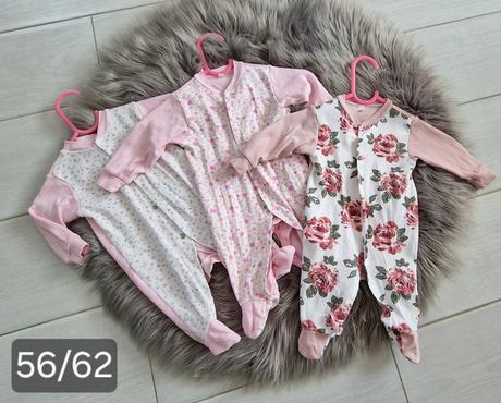 Bavlnený overály/ pyžamká, 62