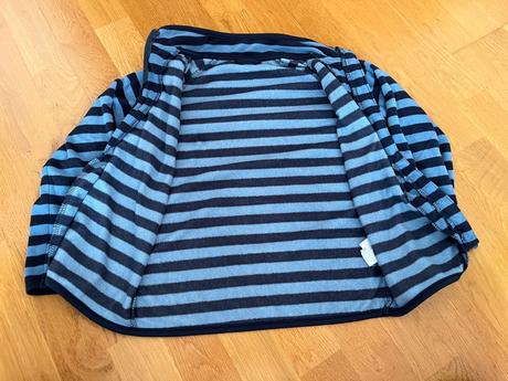 Detsky fleece 122/128 pruzkovany, tchibo,128