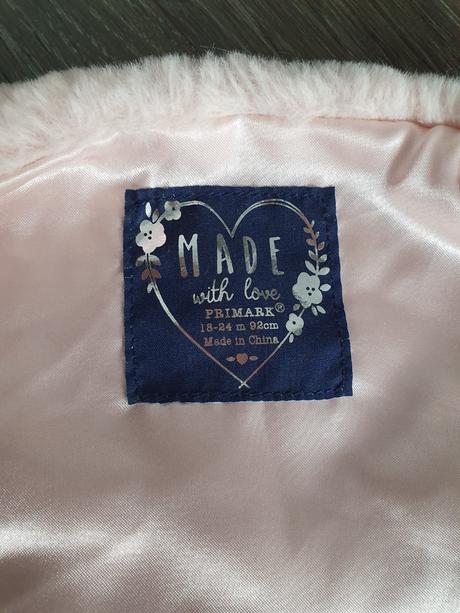 Kožušínková vestička, primark,92