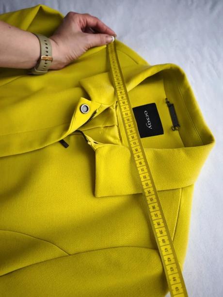 Jedinečný jarný zelenožltý kabát orsay top stav,, orsay,l