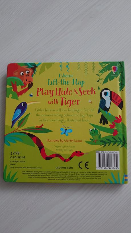 Usborne detské leporelo,