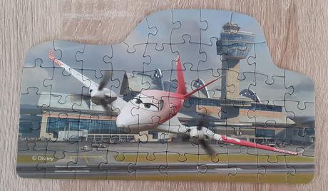 Puzzle 4+ lietadlá planes 4x54 ks,
