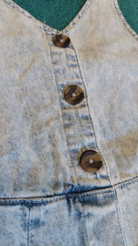 Dievčenský riflový overal s uzlom, 116