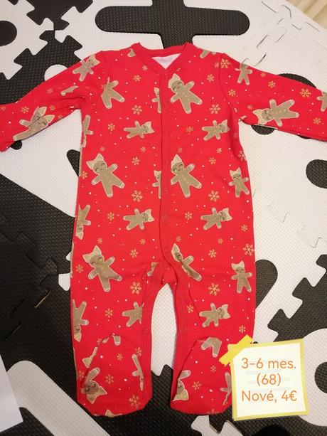 Vianočné pyžamko, 68